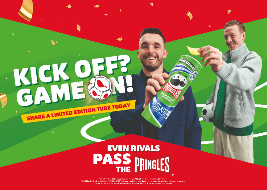 Jordan Pickford and John McGinn in new Pringles campaign