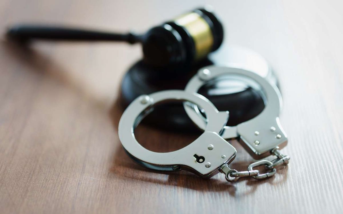 Judge’s Gavel and Handcuffs