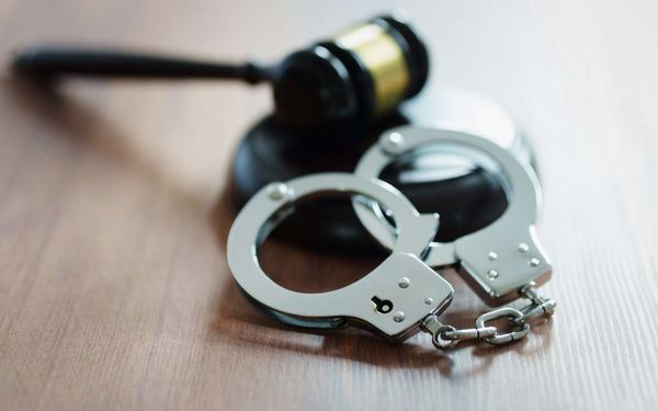 Judge’s Gavel and Handcuffs