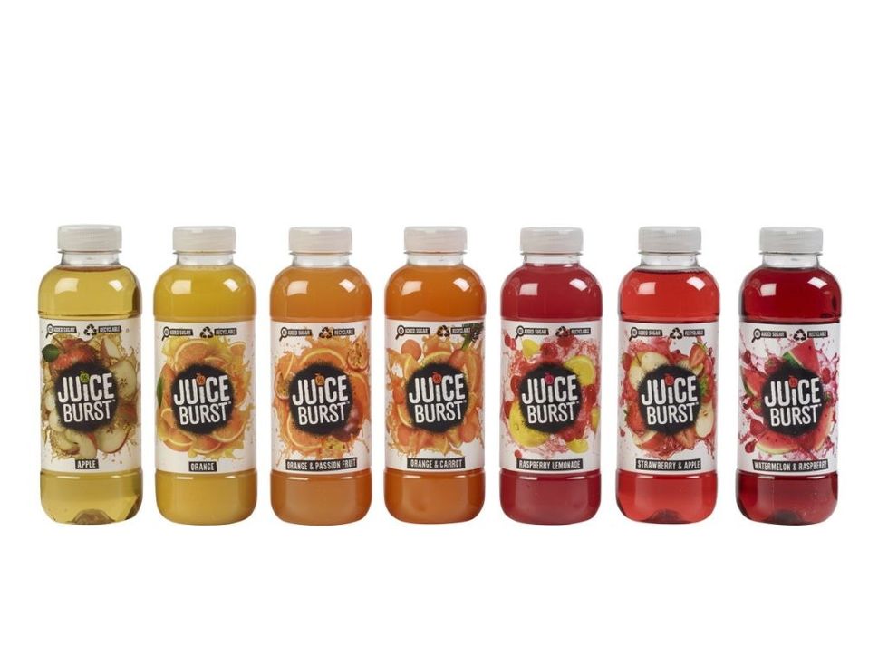 Juice Burst 500ml range