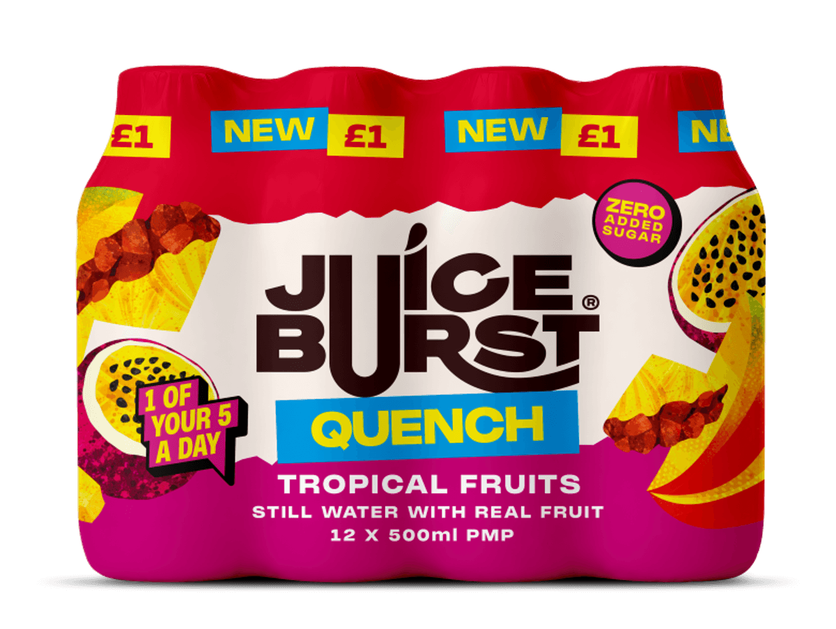 Juice Burst Drinks unveils major rebrand and new Quench range