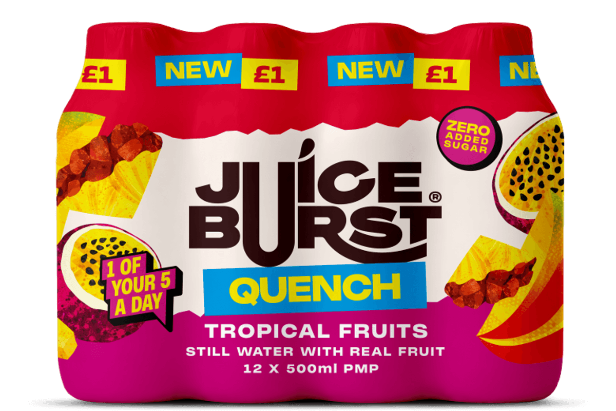 Juice Burst Drinks unveils major rebrand and new Quench range