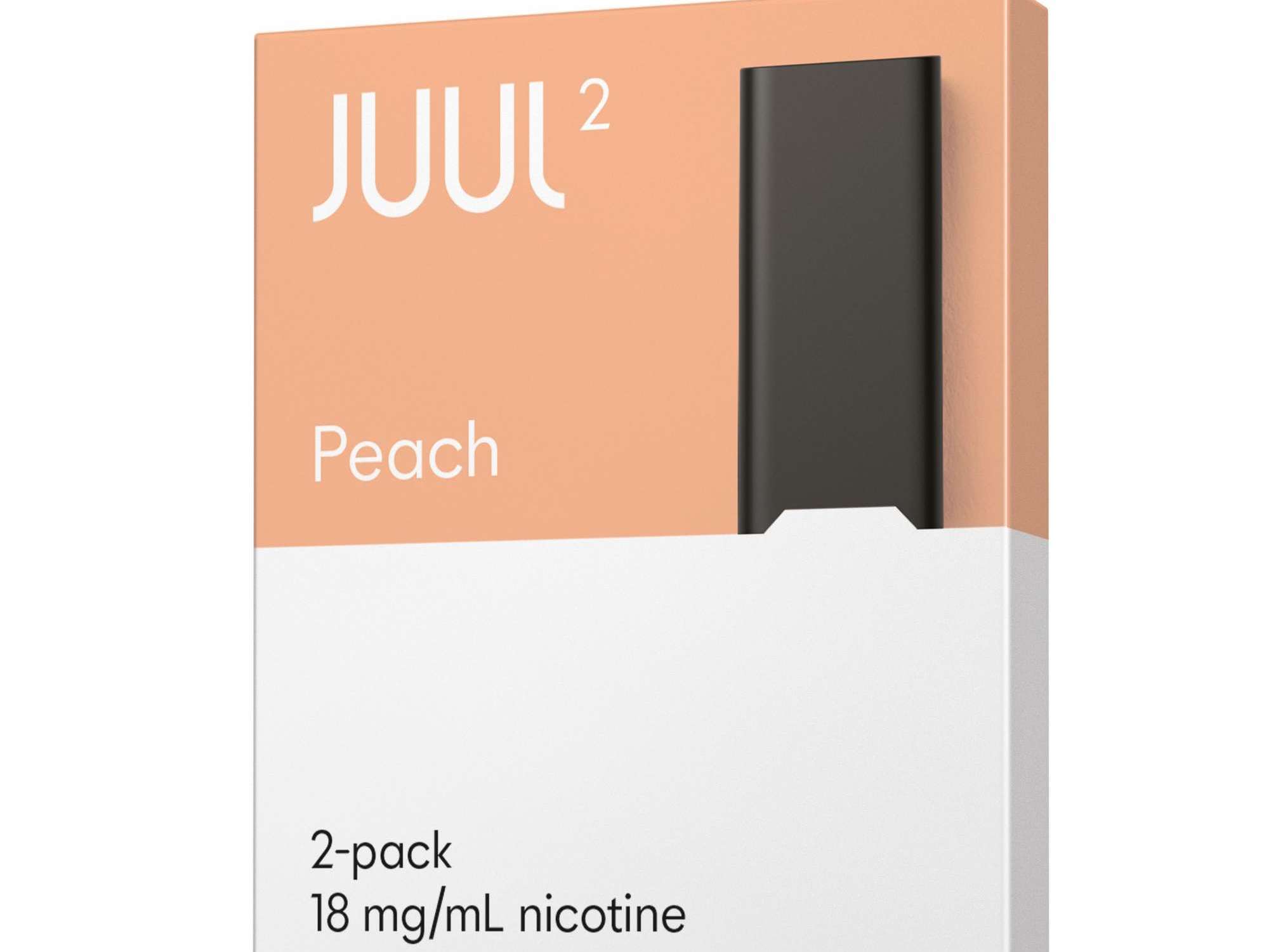 Juul2 Peach flavour launch UK
