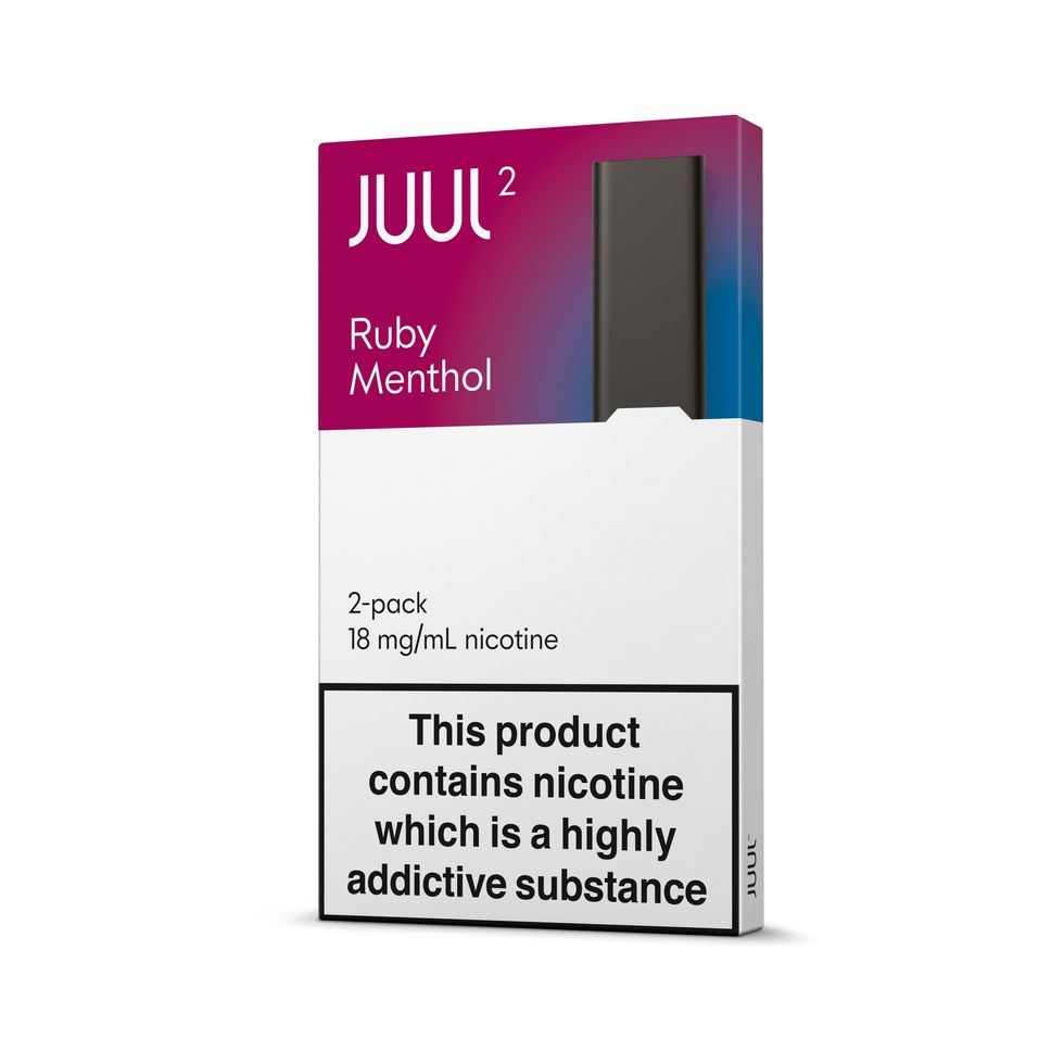 JUUL2 Ruby Menthol Angled scaled