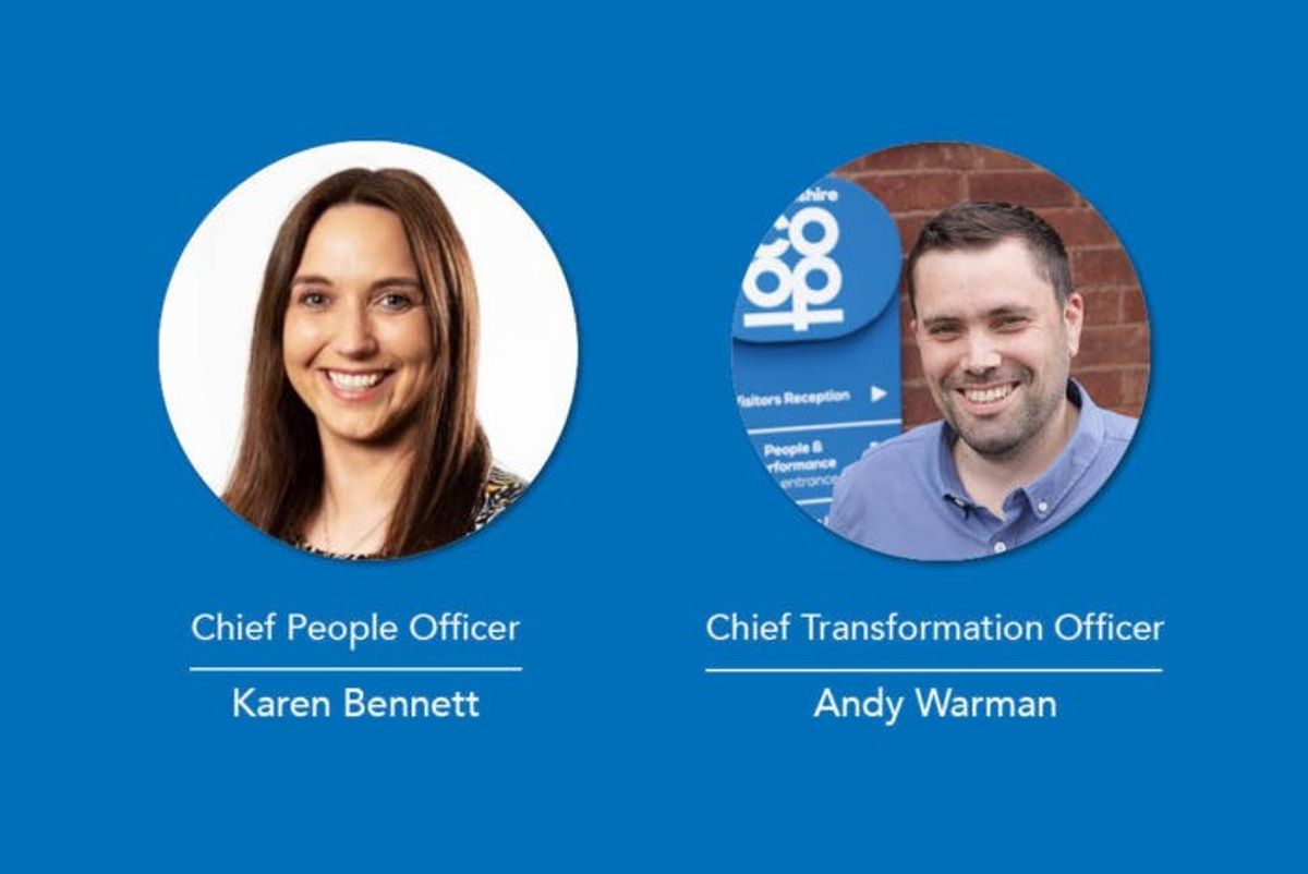 Karen Bennett and Andy Warman join Lincolnshire Co-op executive team to lead people and transformation strategies