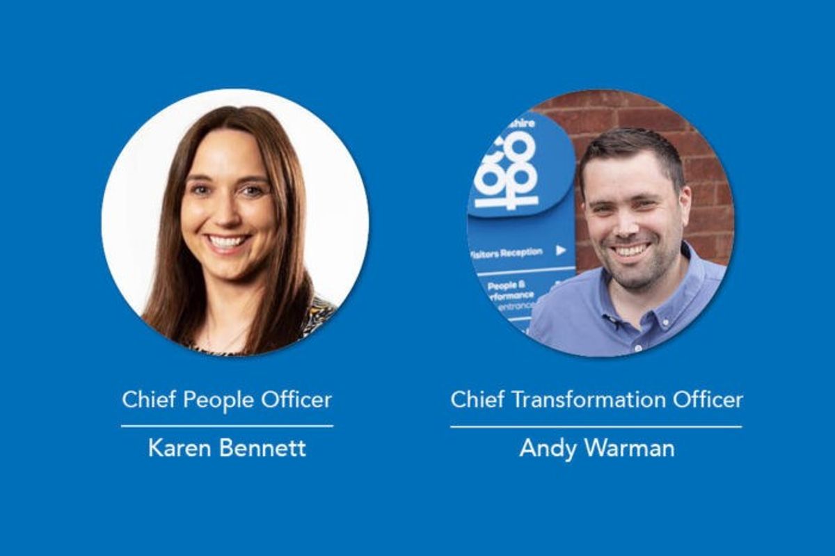 Karen Bennett and Andy Warman join Lincolnshire Co-op executive team to lead people and transformation strategies