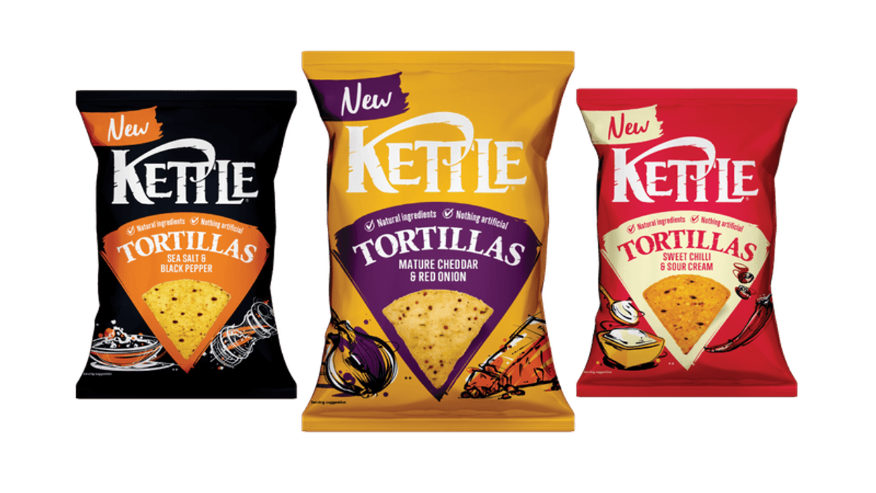 KETTLE Chips gourmet tortilla range launch