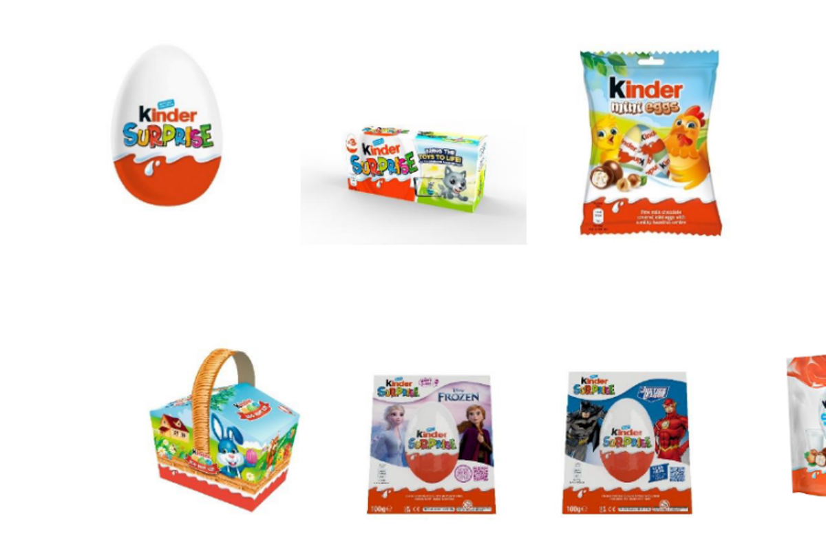 Kinder products over salmonella fear