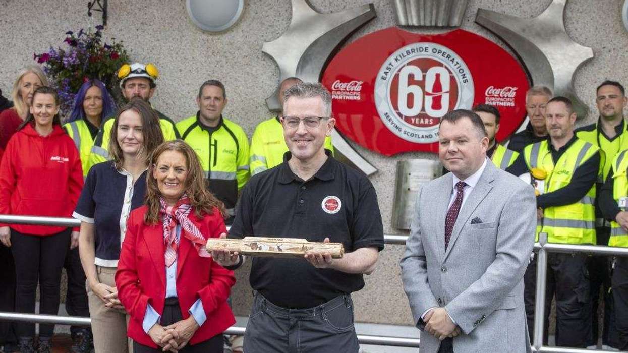 King's Baton Relay visits CCEP East Kilbride site ahead of Commonwealth Games