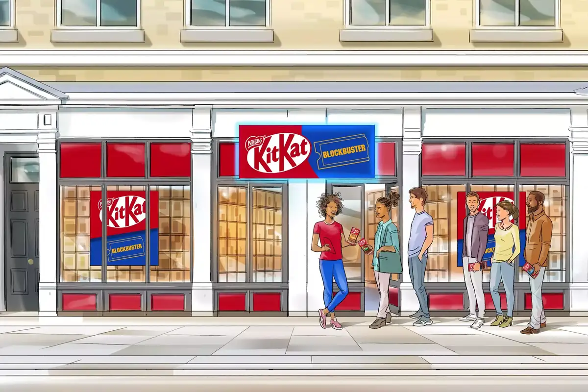 KitKat Brings Back Blockbuster for a Limited-Time Nostalgic Movie Experience
