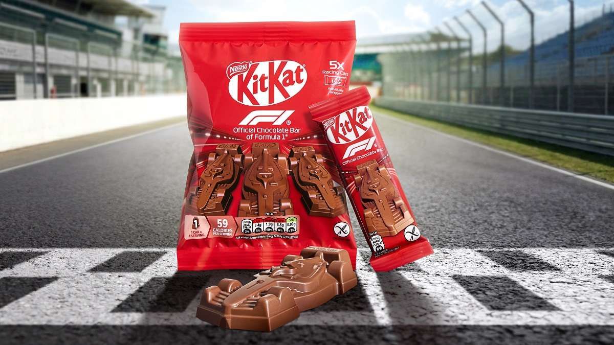 KitKat Formula 1 Chocolate Car