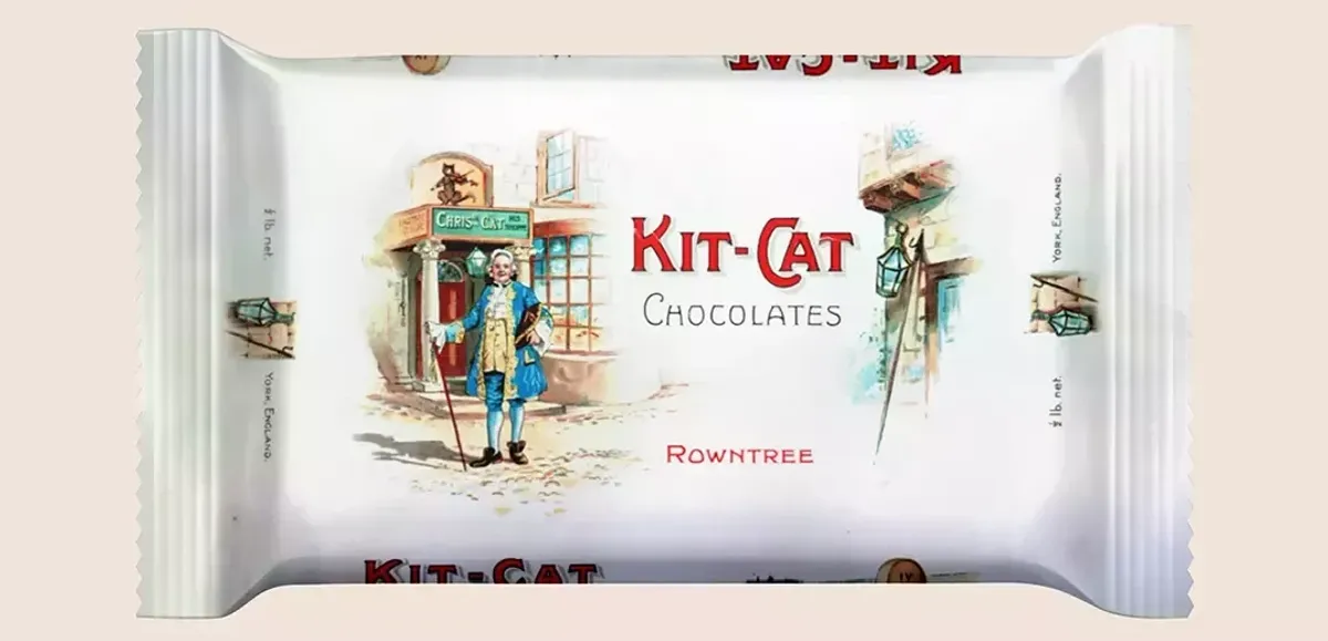 KitKat historical packaging