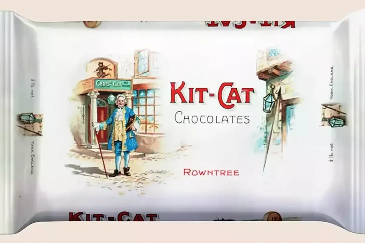 KitKat historical packaging