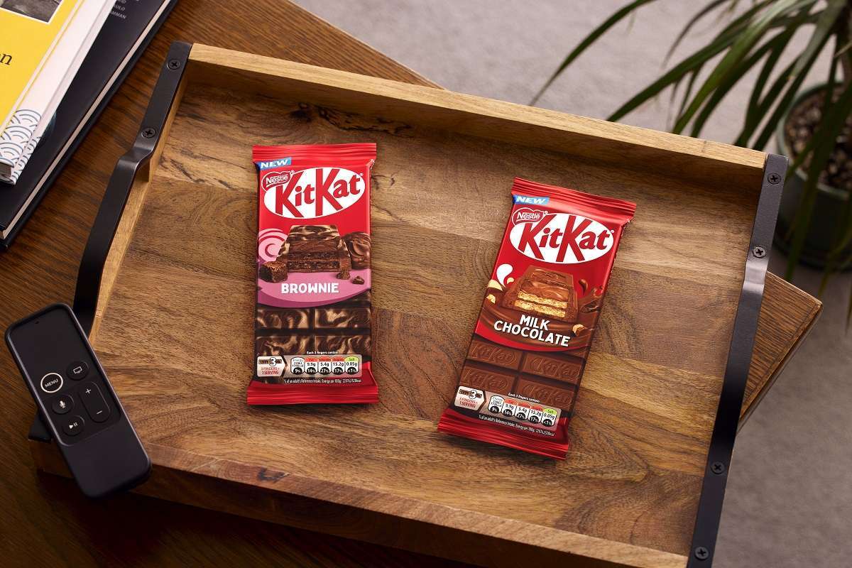 KitKat Milk Chocolate and Brownie sharing bars