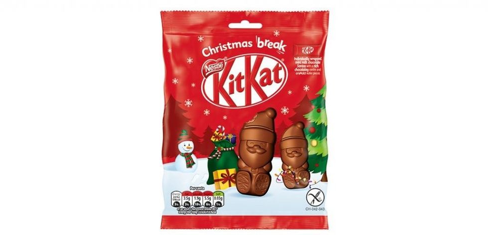 kitkat santa