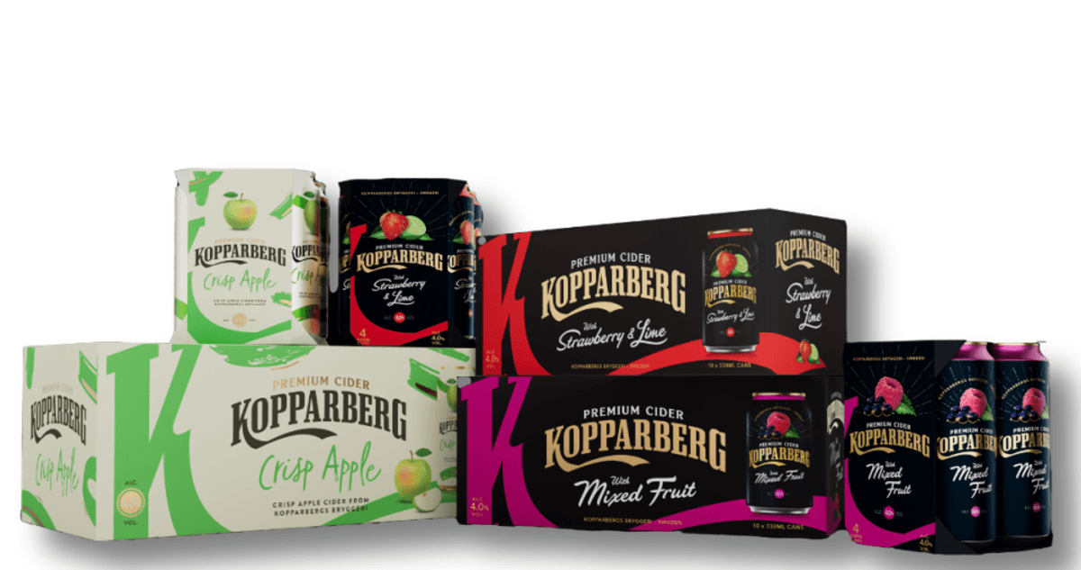 Kopparberg brand refresh