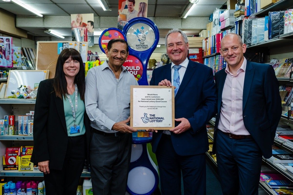 Harrow retailer recognised by local MP as store raises £500,000 for National Lottery Good Causes