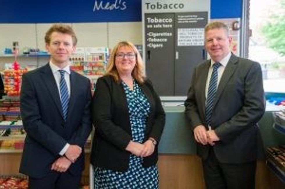 L to R WIlliam King Alison Adkin and Howard Dold