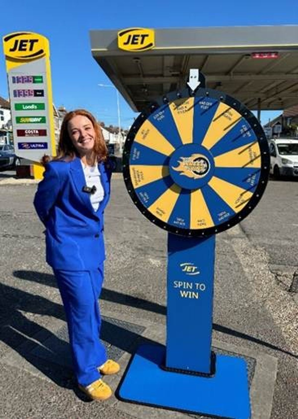 Laura Barraclough hosts JET’s joyful Wheel Spins promo