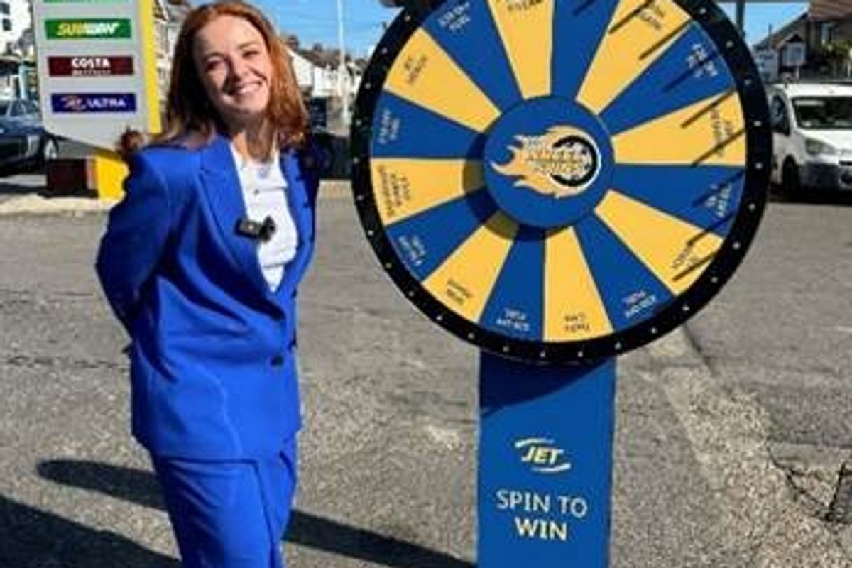 Laura Barraclough hosts JET’s joyful Wheel Spins promo