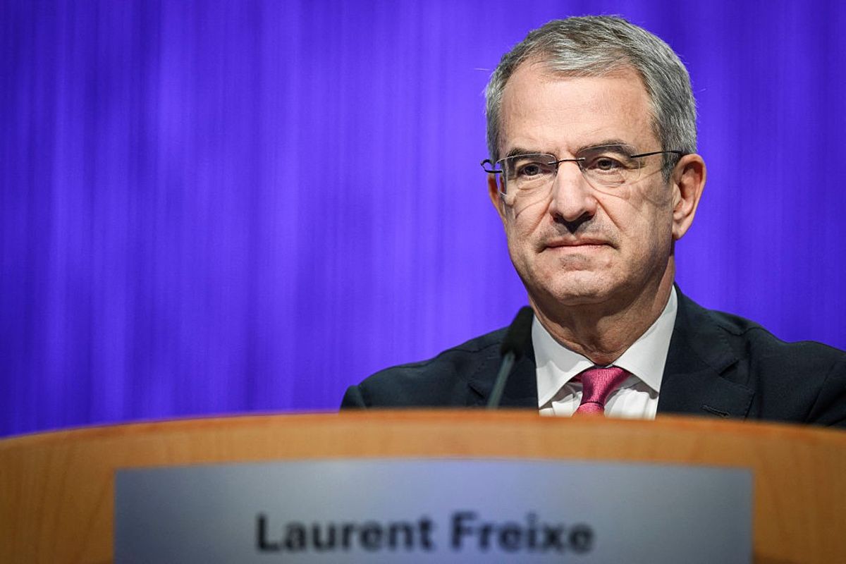 ​Laurent Freixe attends a general shareholders meeting of Nestle 