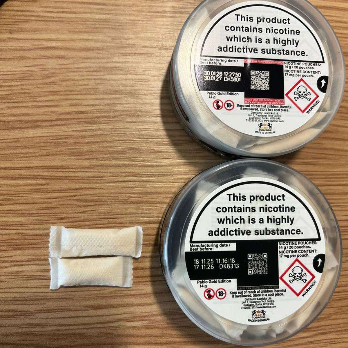 fake tobacco pouches Dip Alternatives: BaccOff Straight DipStop He sold fake Amber Leaf