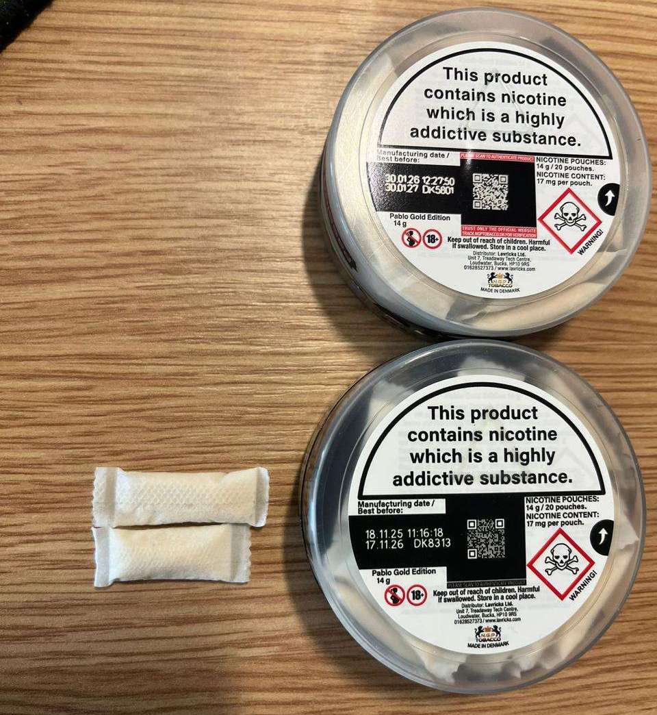 legitimate and fake nicotine products