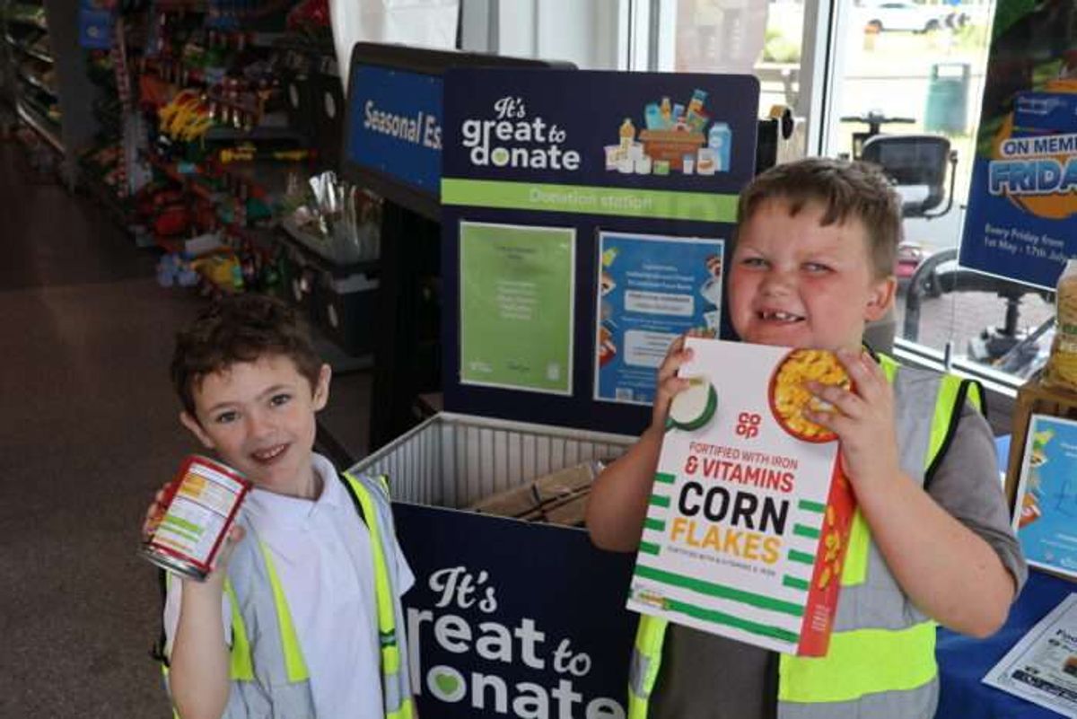 Lincolnshire Co-op food bank drive