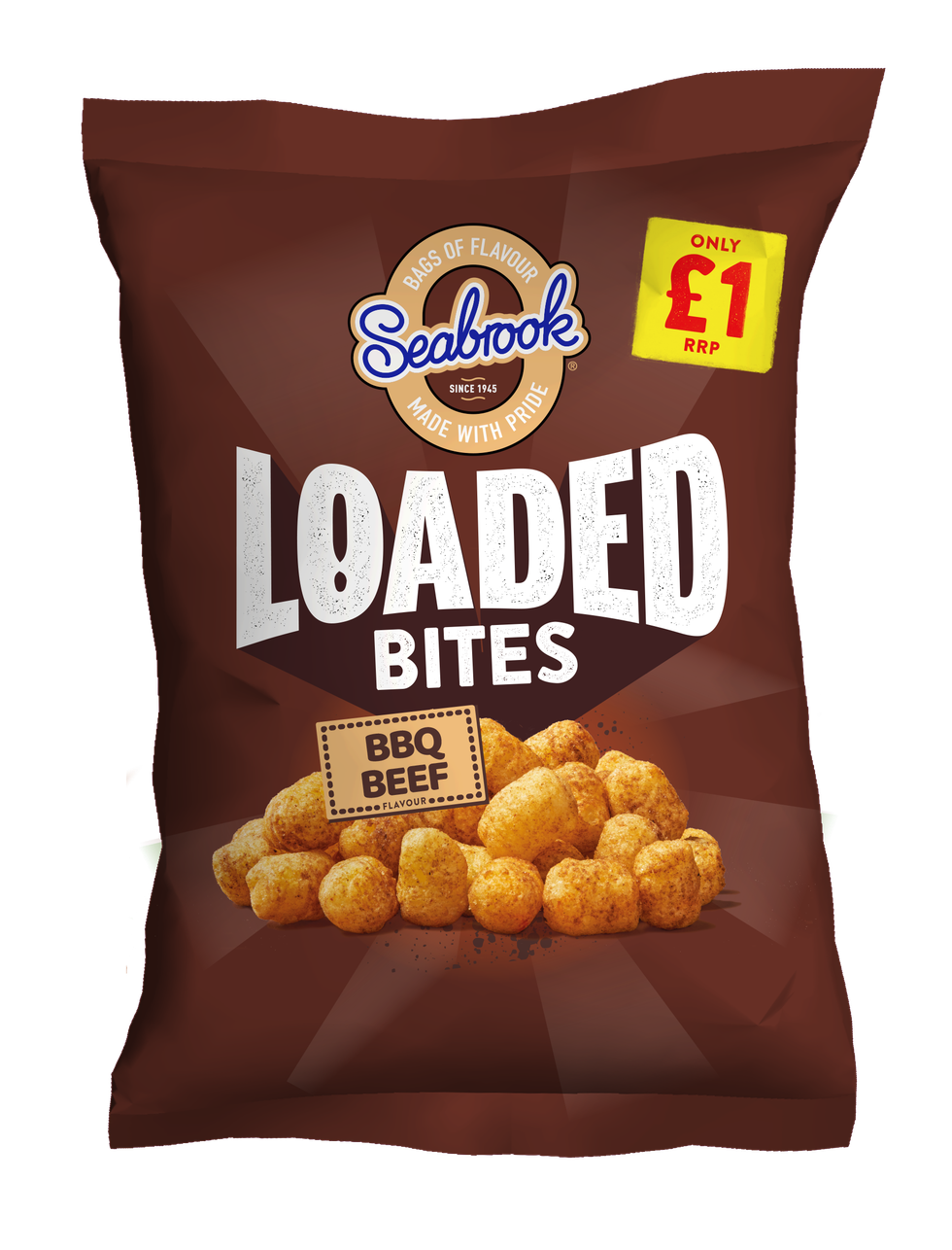 Loaded Bites 55g BBQ BEEF FOP