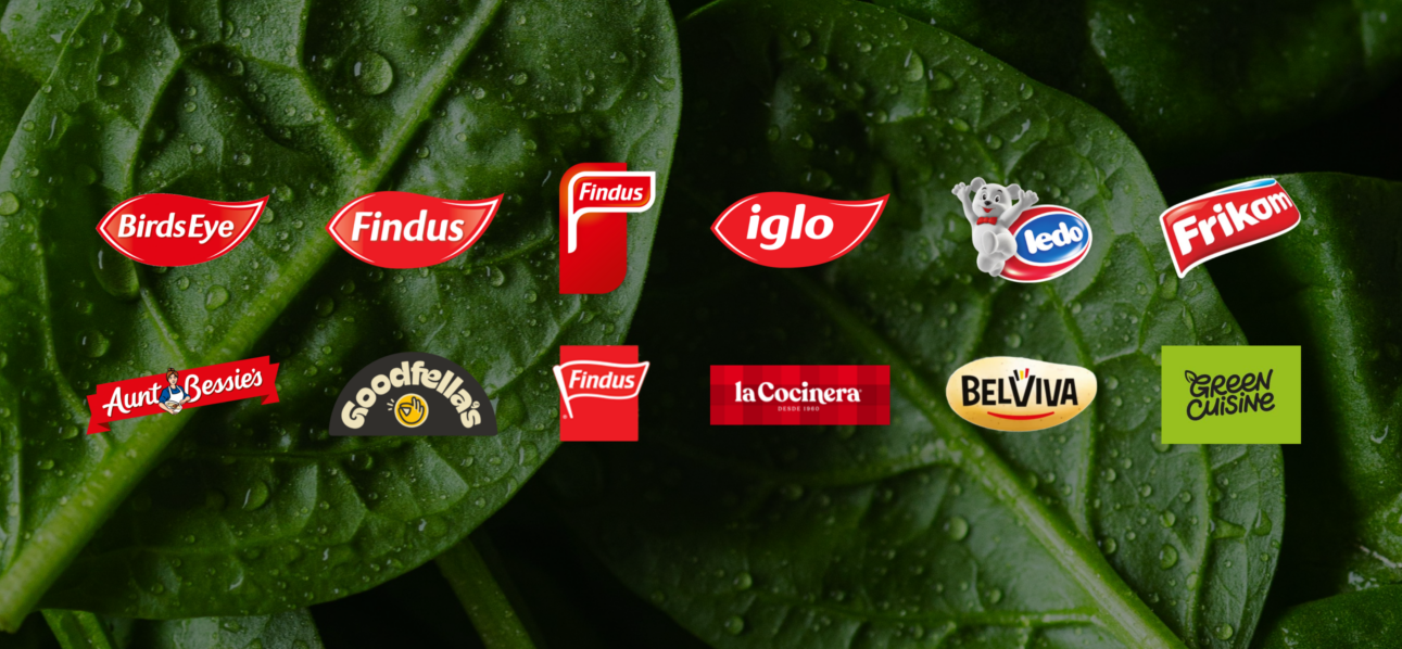 Logos of Nomad Foods brands