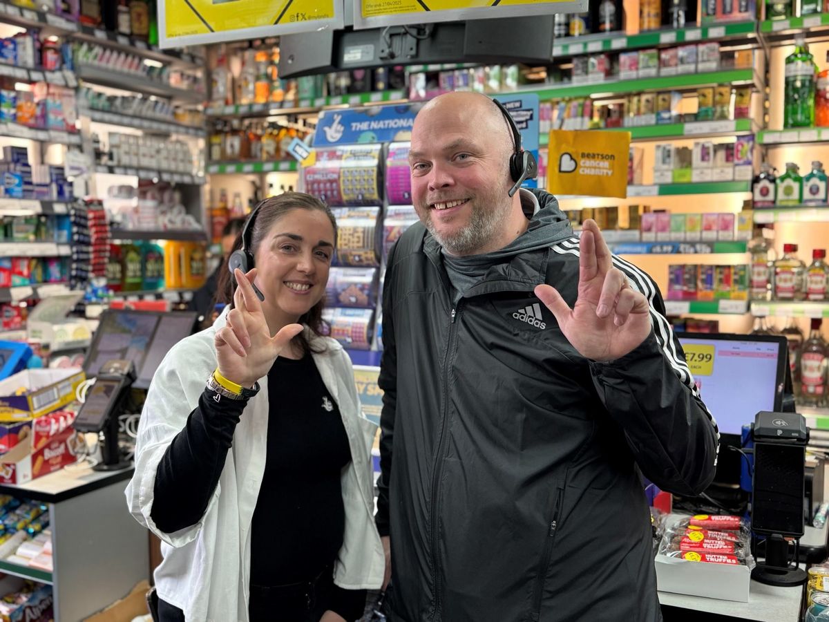 Londis Solo Convenience store in Glasgow, showcasing new security headsets and upgrades.