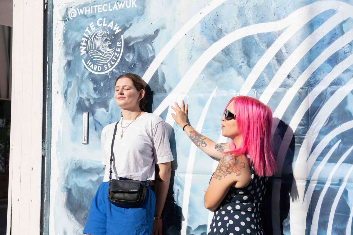 UK's first cooling mural walls lands as Britons deal with hottest day ever recorded