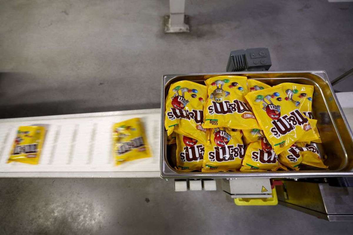 M&M's chocolate candy packs