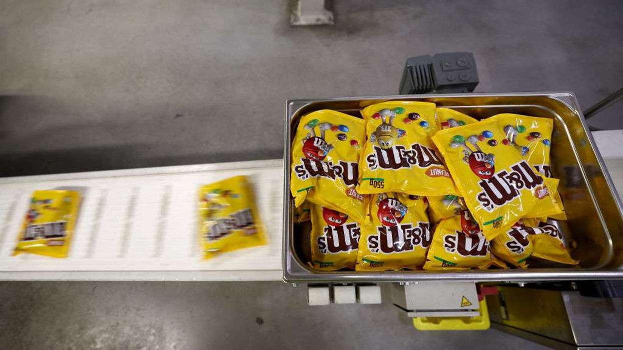 M&M's chocolate candy packs