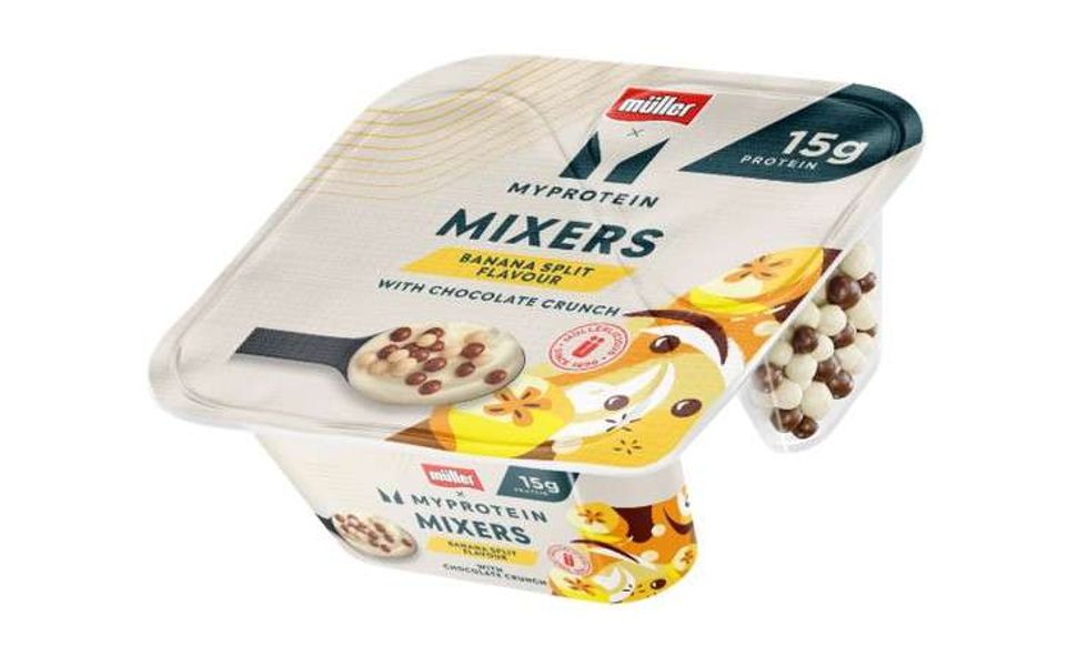 M\u00fcller Myprotein protein yogurt