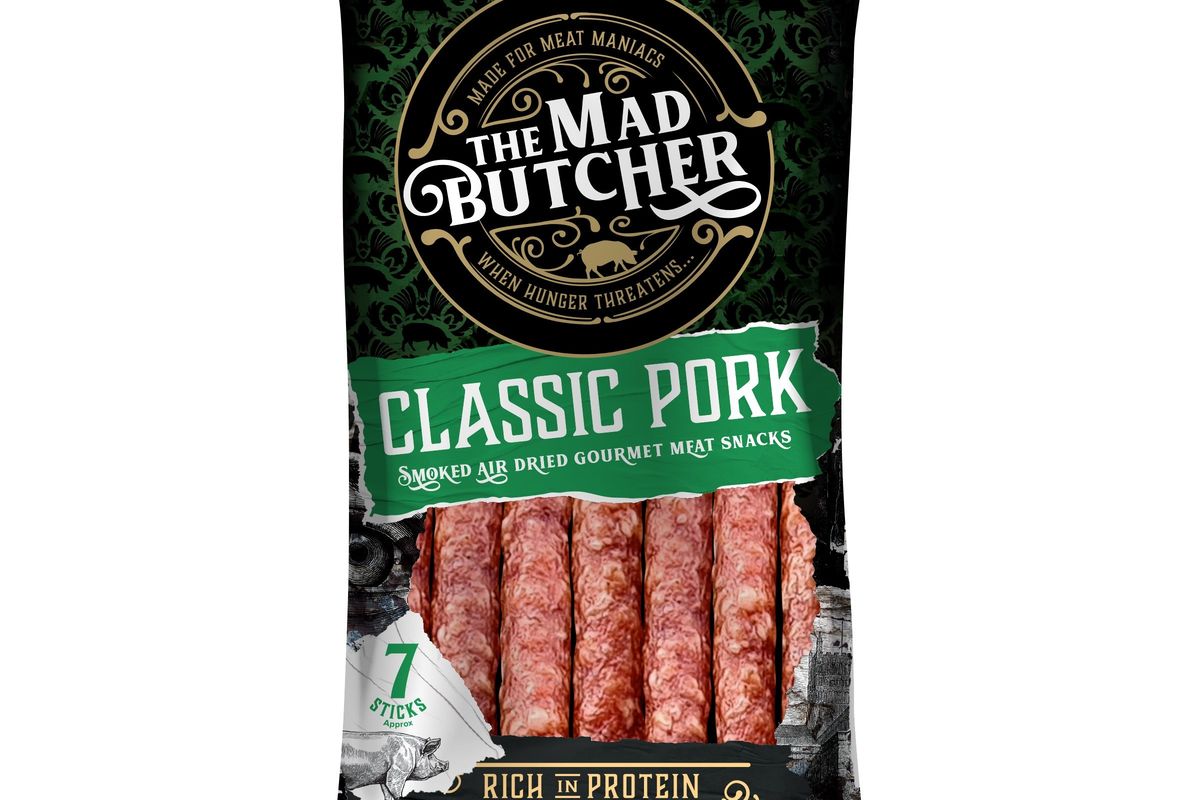 Mad Butcher Salami Snack Packs in UK Spar Retail