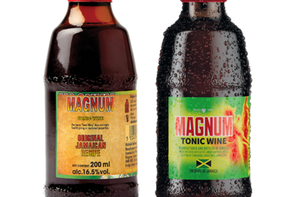 Magnum Tonic Wine standardises labels for UK and Jamaica