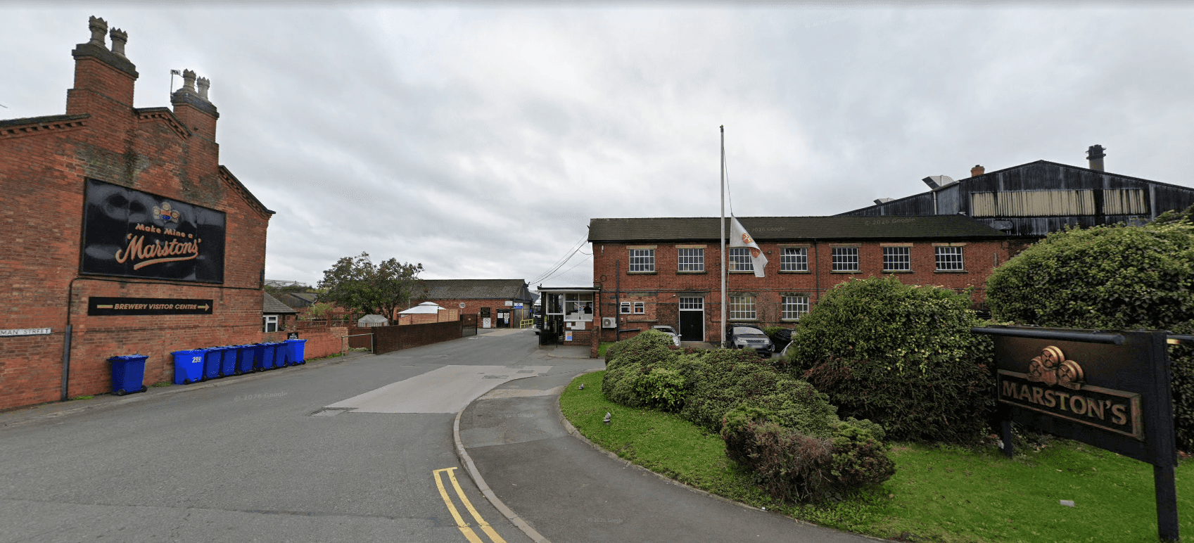 Marston’s Brewery in Burton upon Trent