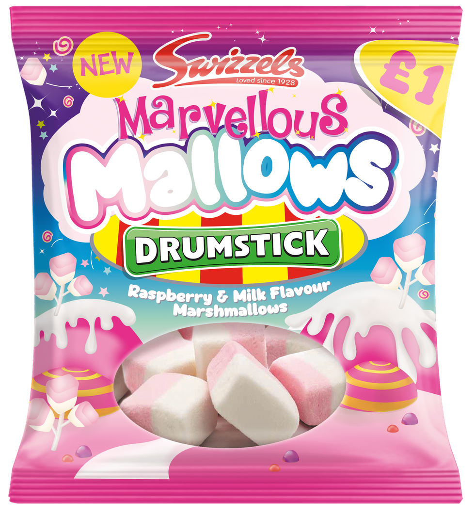Marvellous Mallows 110g £1 PMP Bag 76661