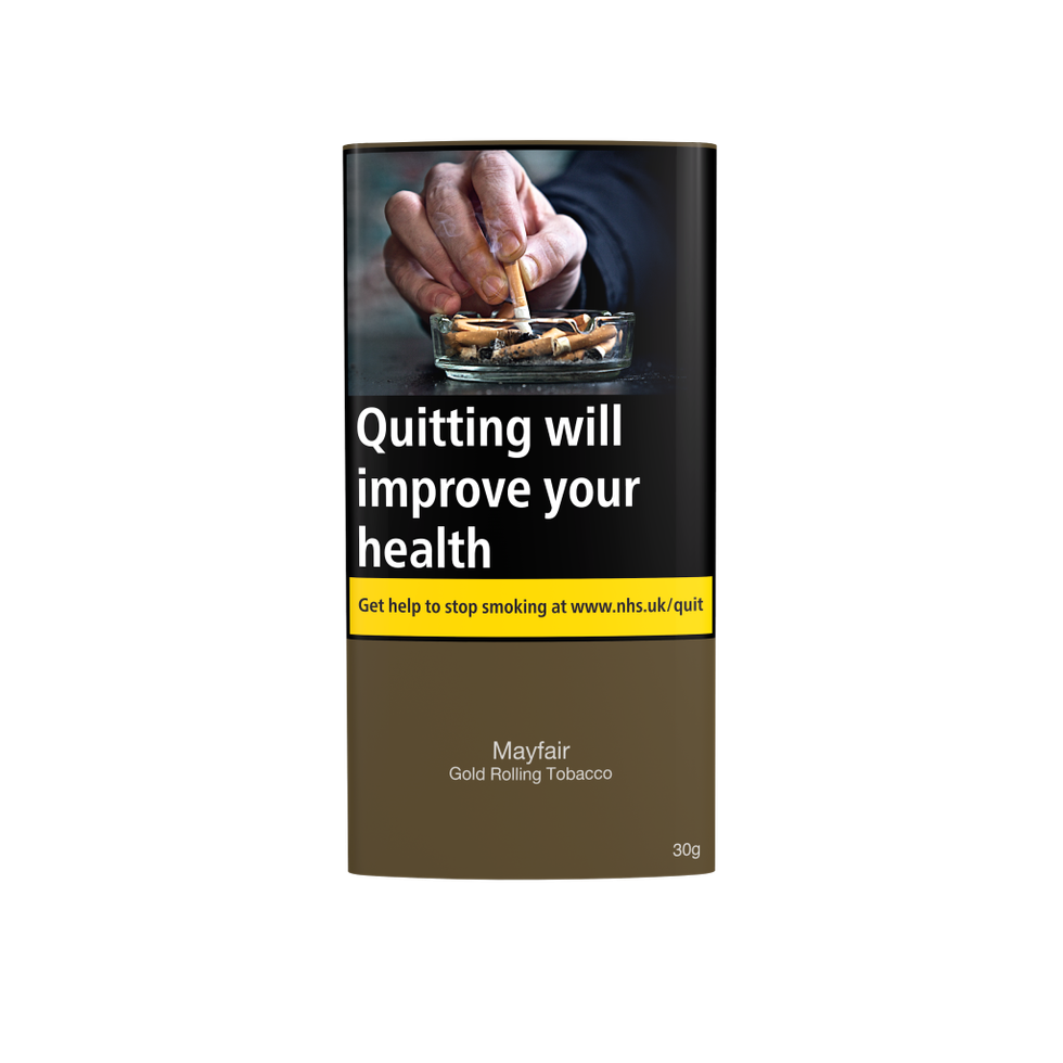 MAYFAIR GOLD ROLLING TOBACCO 30g PLAIN 2024 FF