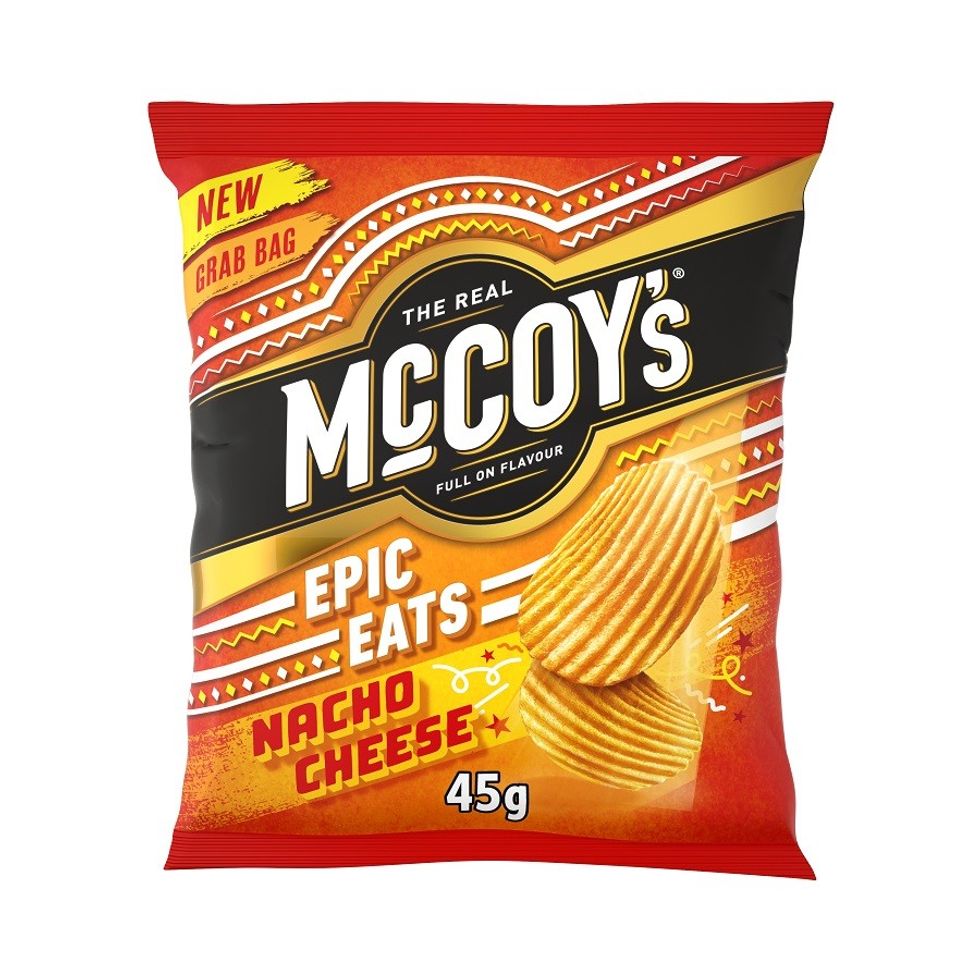 McCoys Epic Eats Nacho Cheese Grab Bag 45g