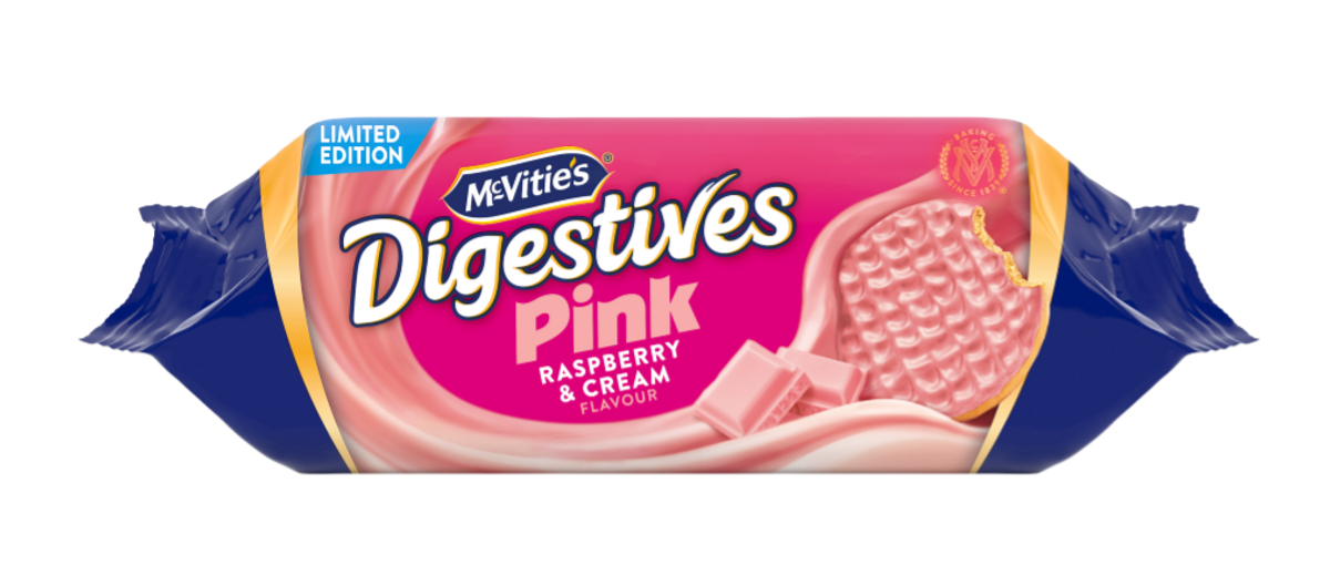McVitie’s Pink Raspberry & Cream Digestives – Limited Edition Biscuits