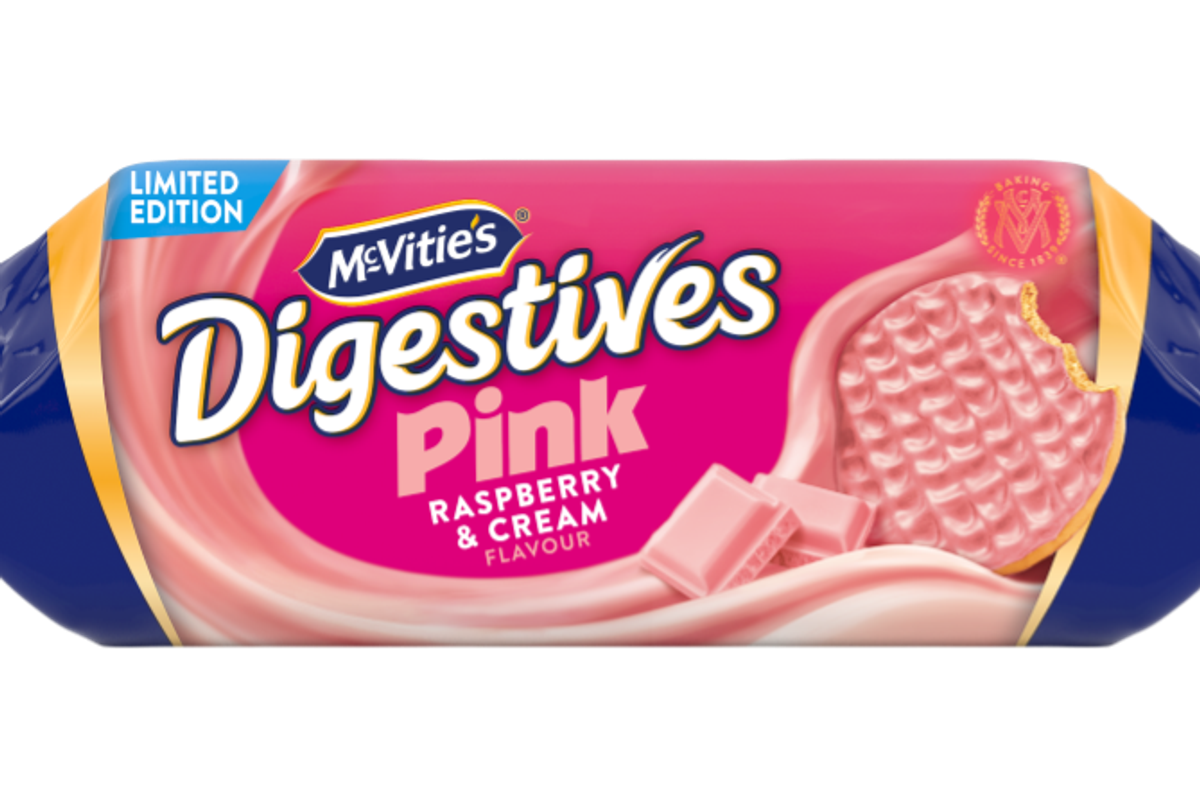 McVitie’s Pink Raspberry & Cream Digestives – Limited Edition Biscuits