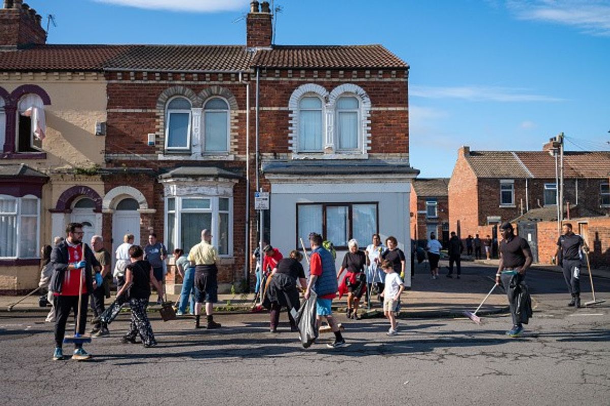 Communities come together to support as shops ransacked during unrest