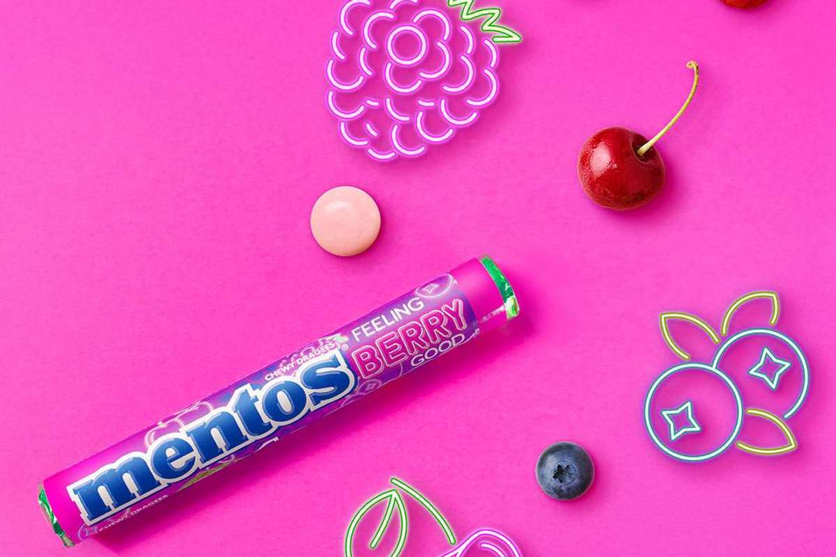 Mentos Feeling Berry Good singles launch