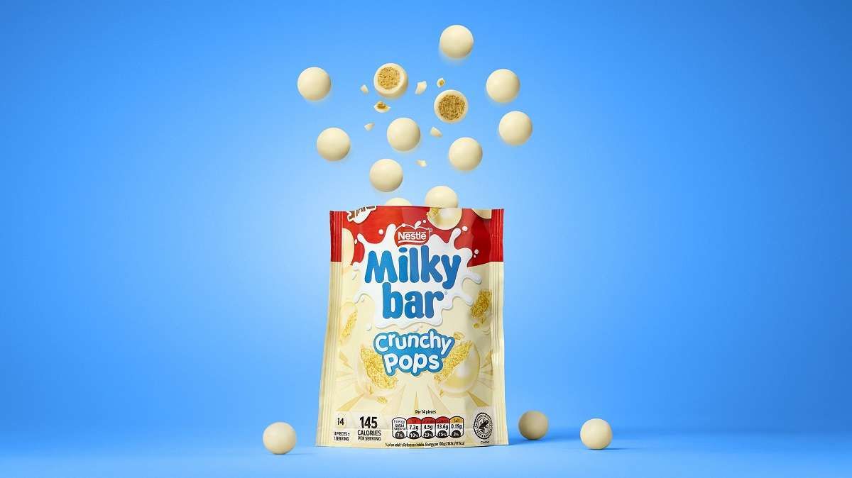 Milkybar launches new Crunchy Pops sharing bag