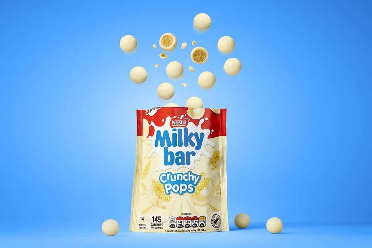 Milkybar launches new Crunchy Pops sharing bag