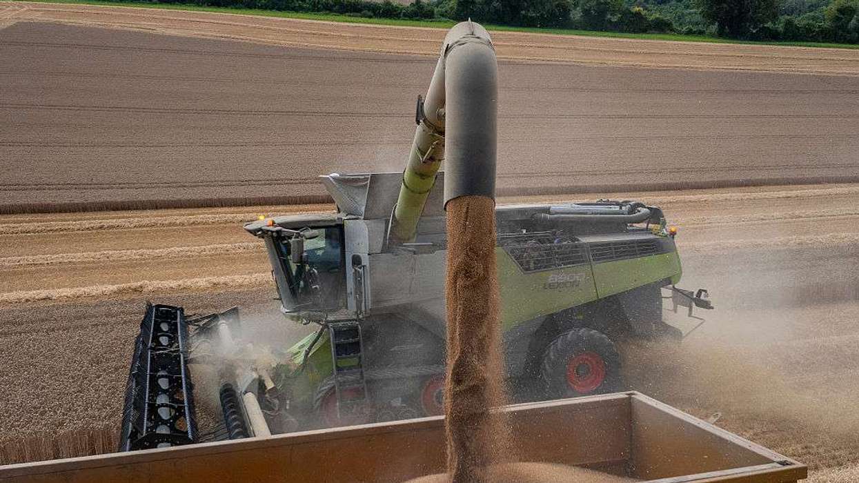 Milling Wheat is being harvested