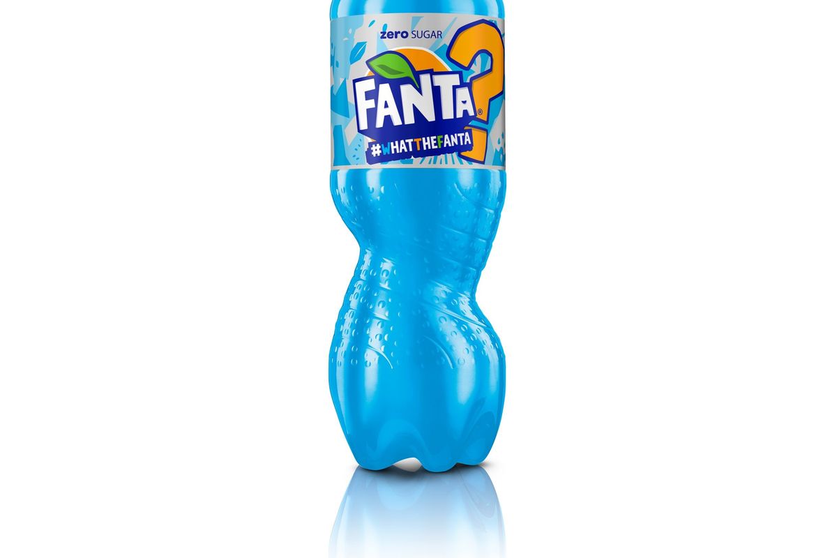 Fanta turns blue with mystery flavour launch