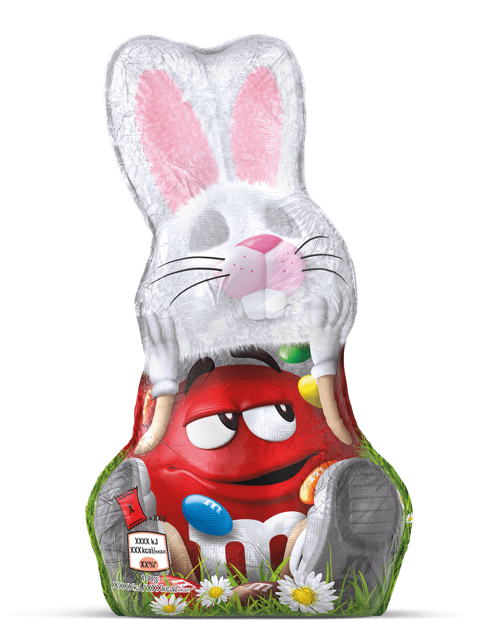 MMs Easter 2023 Hollow Shapes RED FRONT